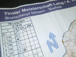 Orientierungslauf Tiroler Meisterschaft Langdistanz